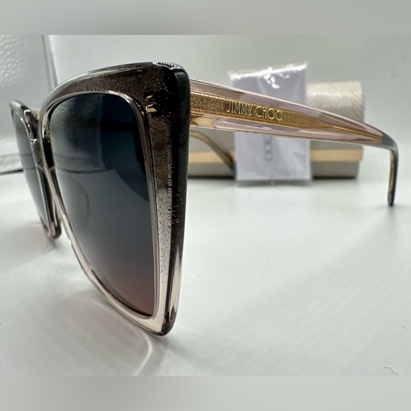 NEW!!! JIMMY CHOO Sunglasses LESSIE/S KONFF Authentic - Picture 3 of 12